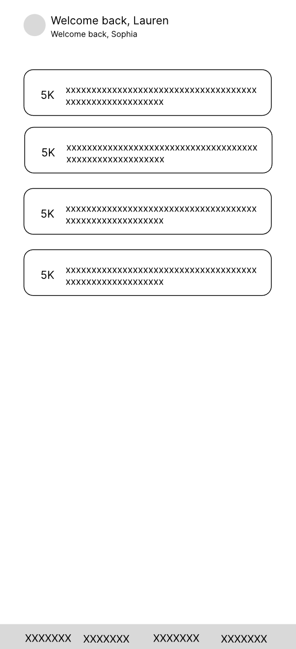 Lo-fi wireframe — choose your plan